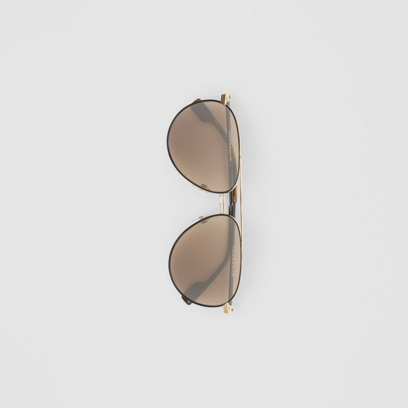Top Bar Detail Pilot Sunglasses 4