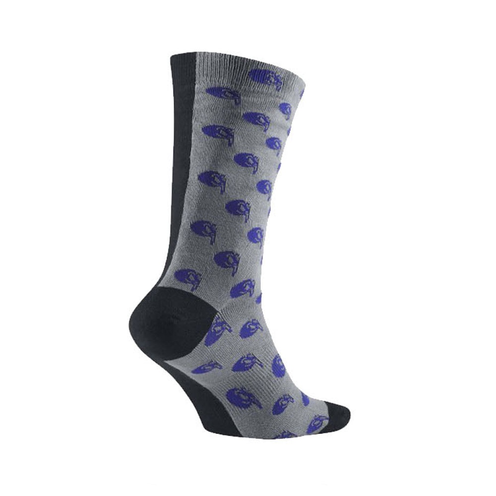 Air Jordan 11 Crew Space Jam Socks 3 pairs 'Black Grey' SX5340-010 - 2