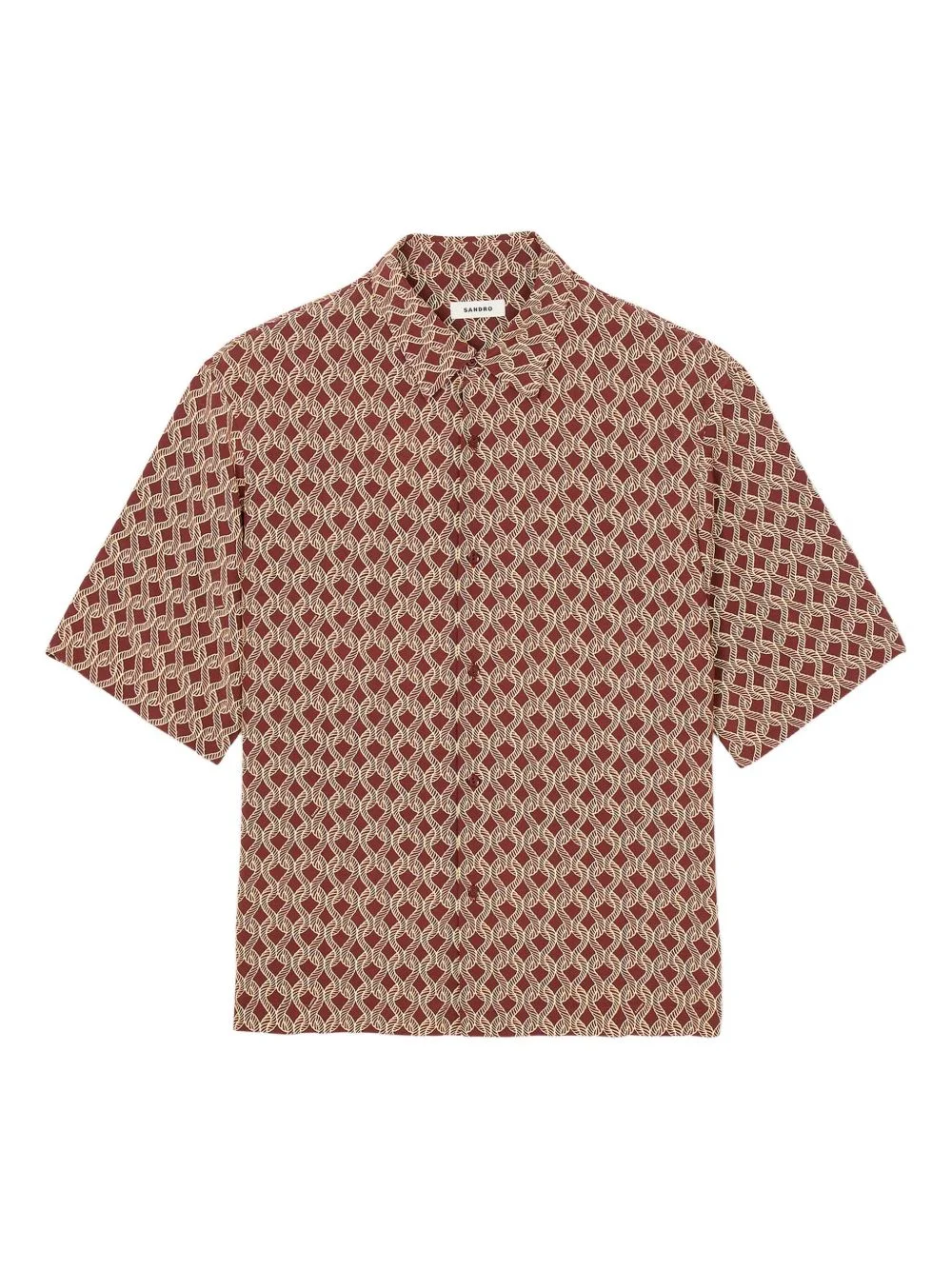 graphic-print short-sleeve shirt - 1