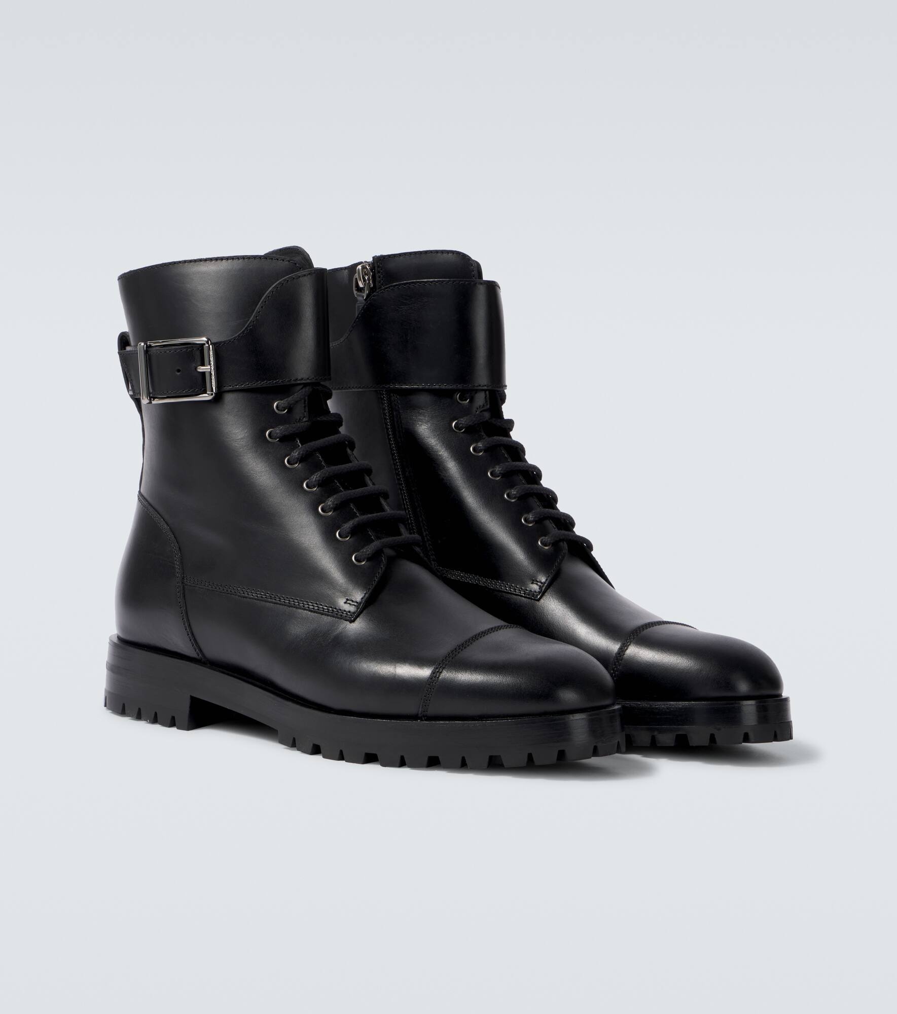 Buloko leather combat boots - 4