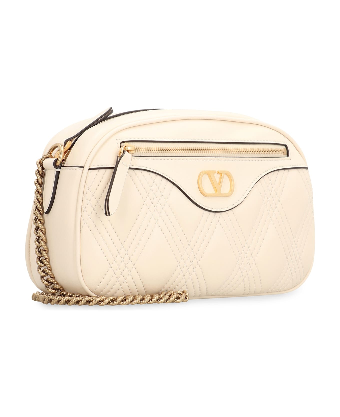 Valentino Garavani - Quiltie 67 Leather Shoulder Bag - 3
