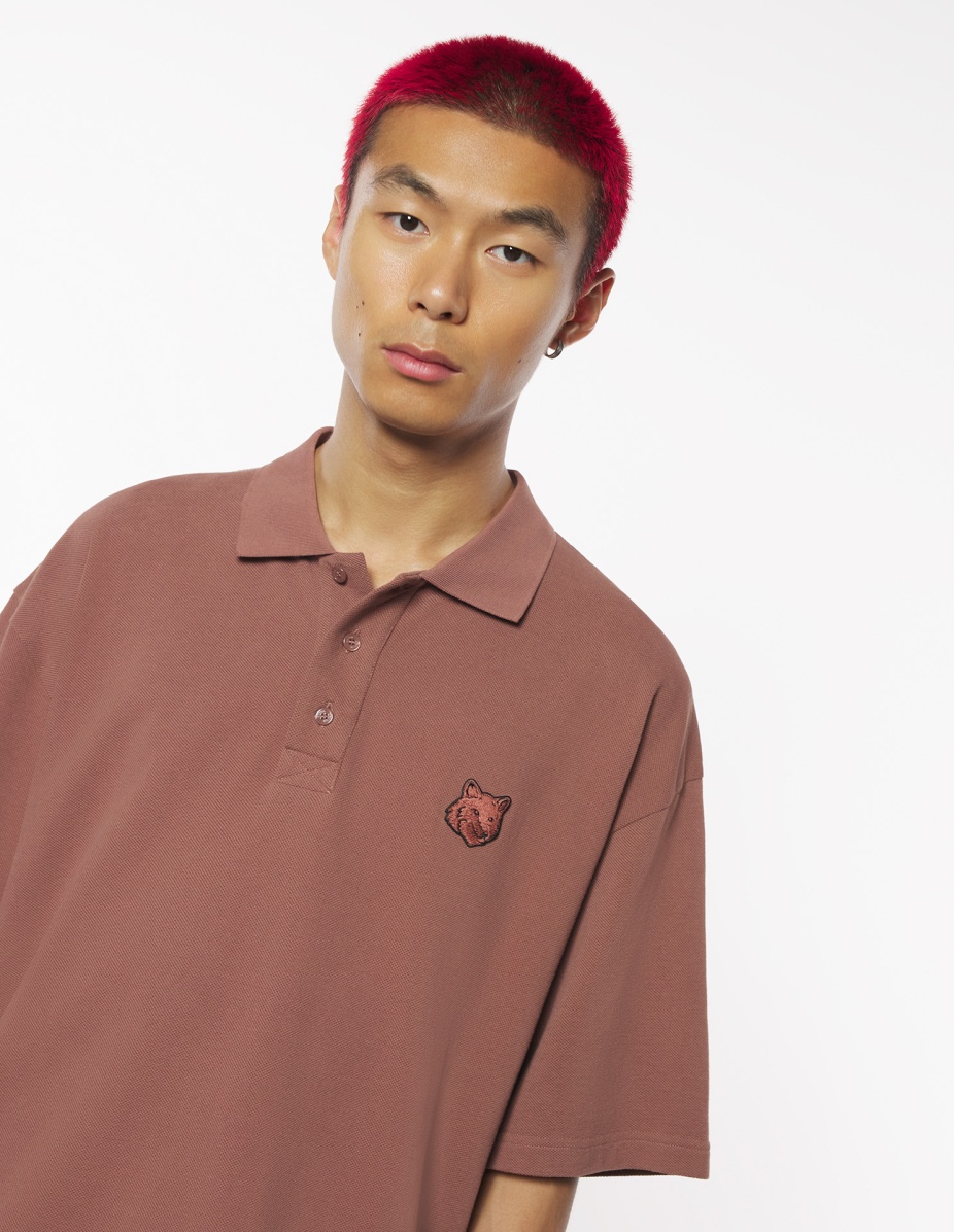 BOLD FOX HEAD PATCH OVERSIZE POLO - 4