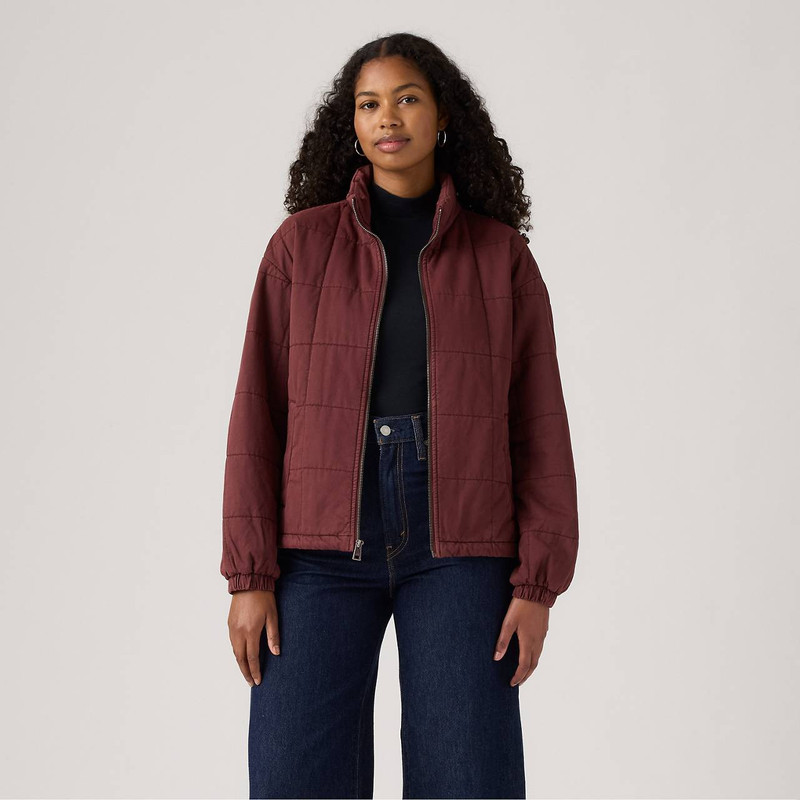 BOX QUILTED RELAXED COTTON JACKET 1