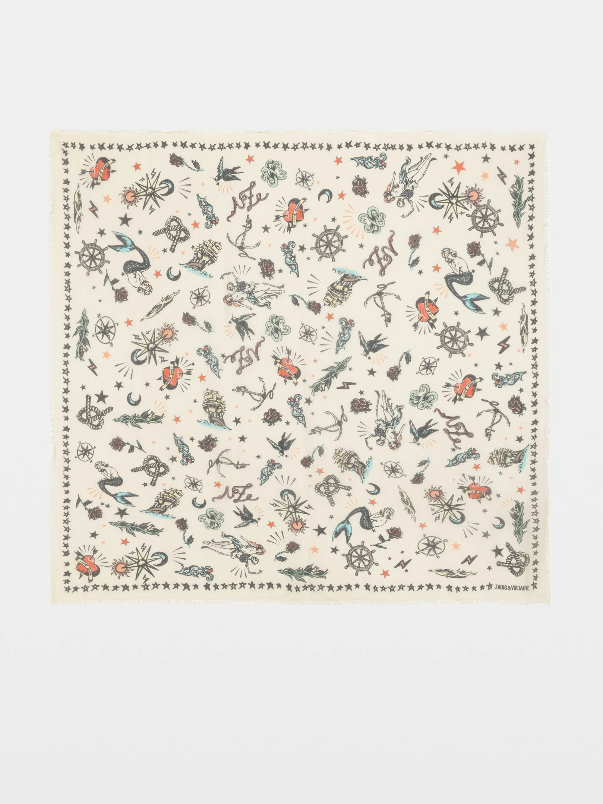 Kerry Tattoo Scarf - 1