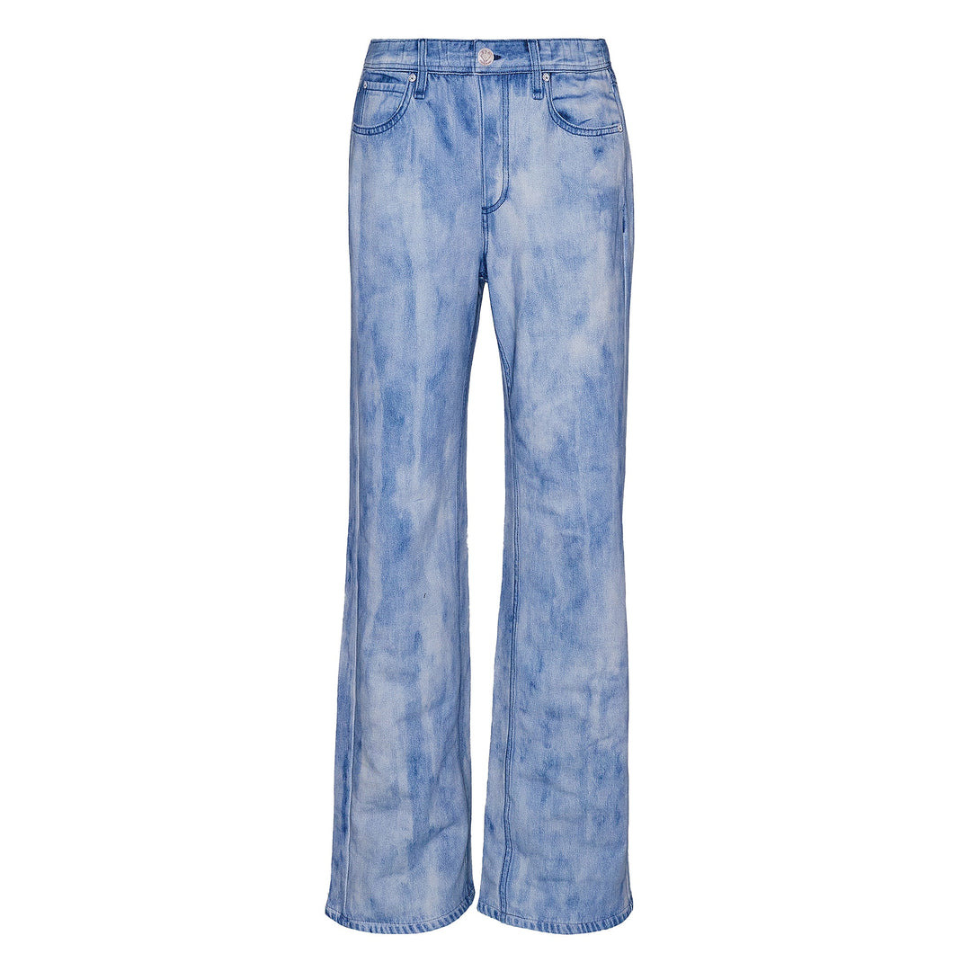 Miramar Fleece Terry Wide Leg Jeans - 1