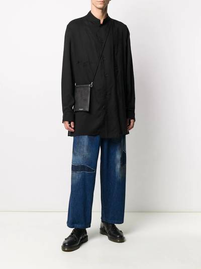 Yohji Yamamoto stained loose fit jeans outlook