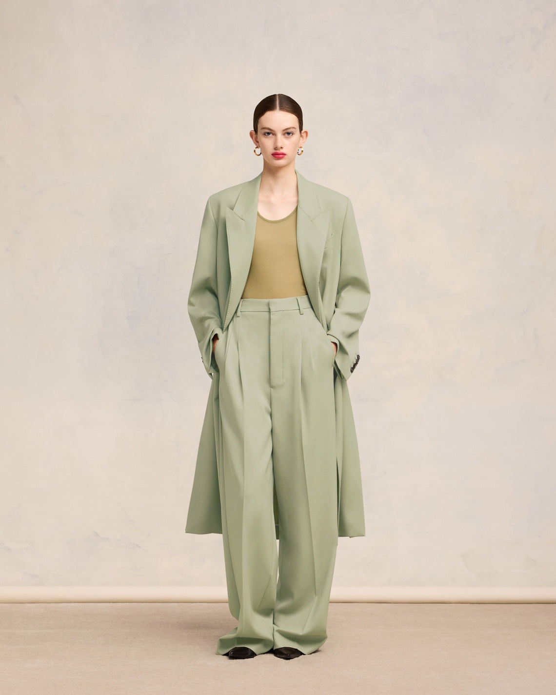 HIGH WAIST LARGE TROUSERS - 2