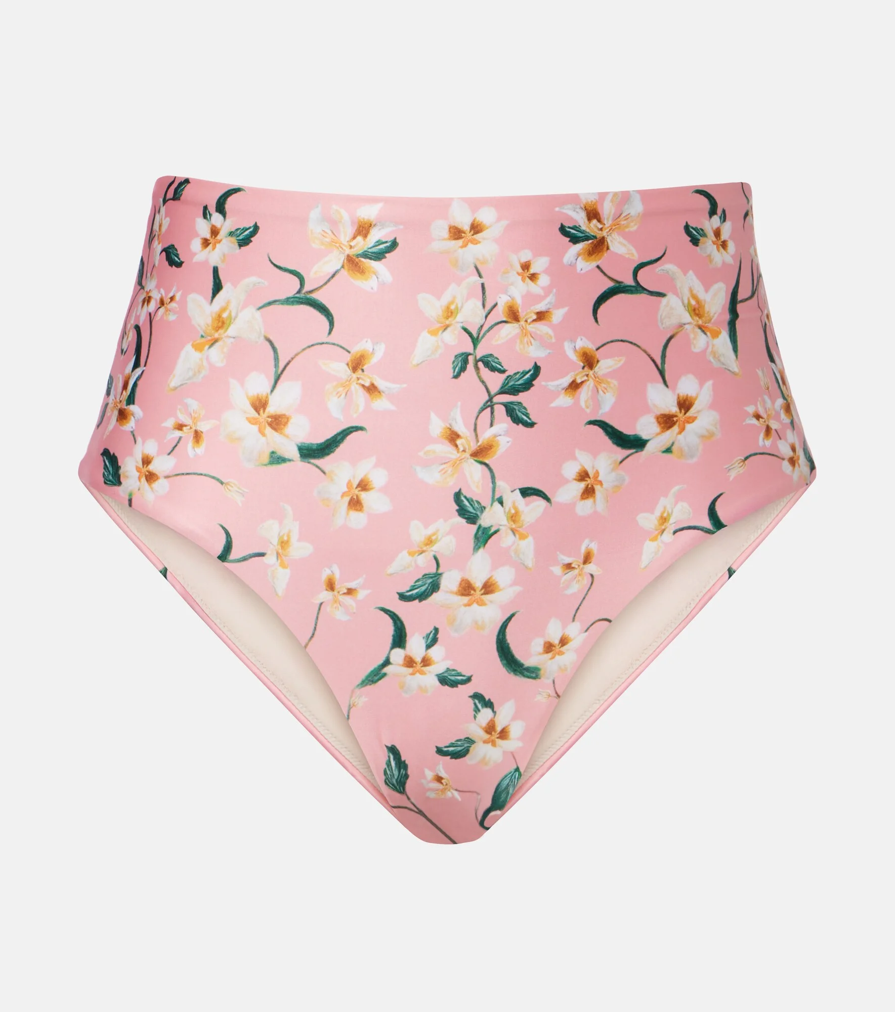 Magenta floral bikini bottoms - 1
