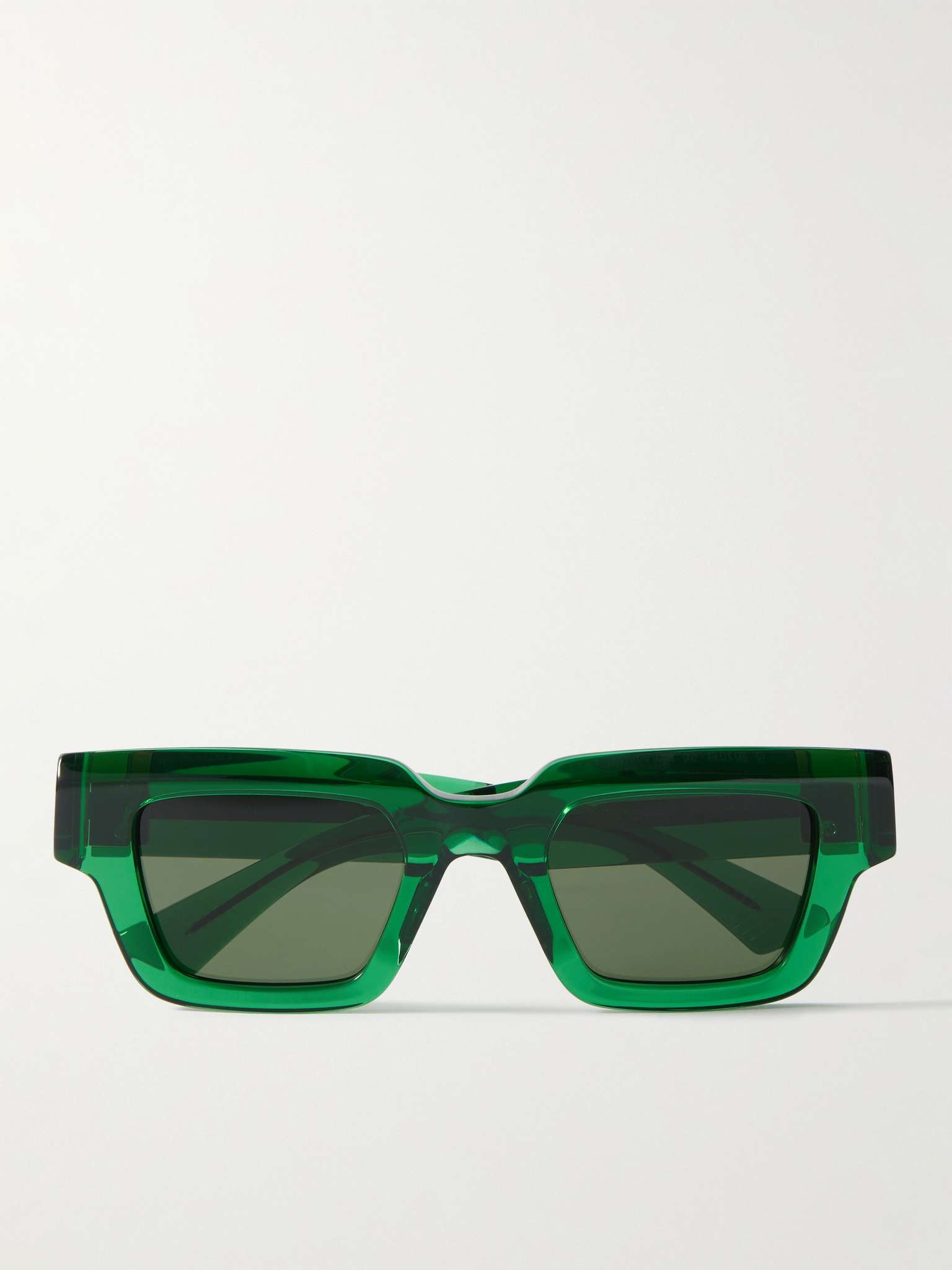 Rectangle-Frame Acetate Sunglasses - 1