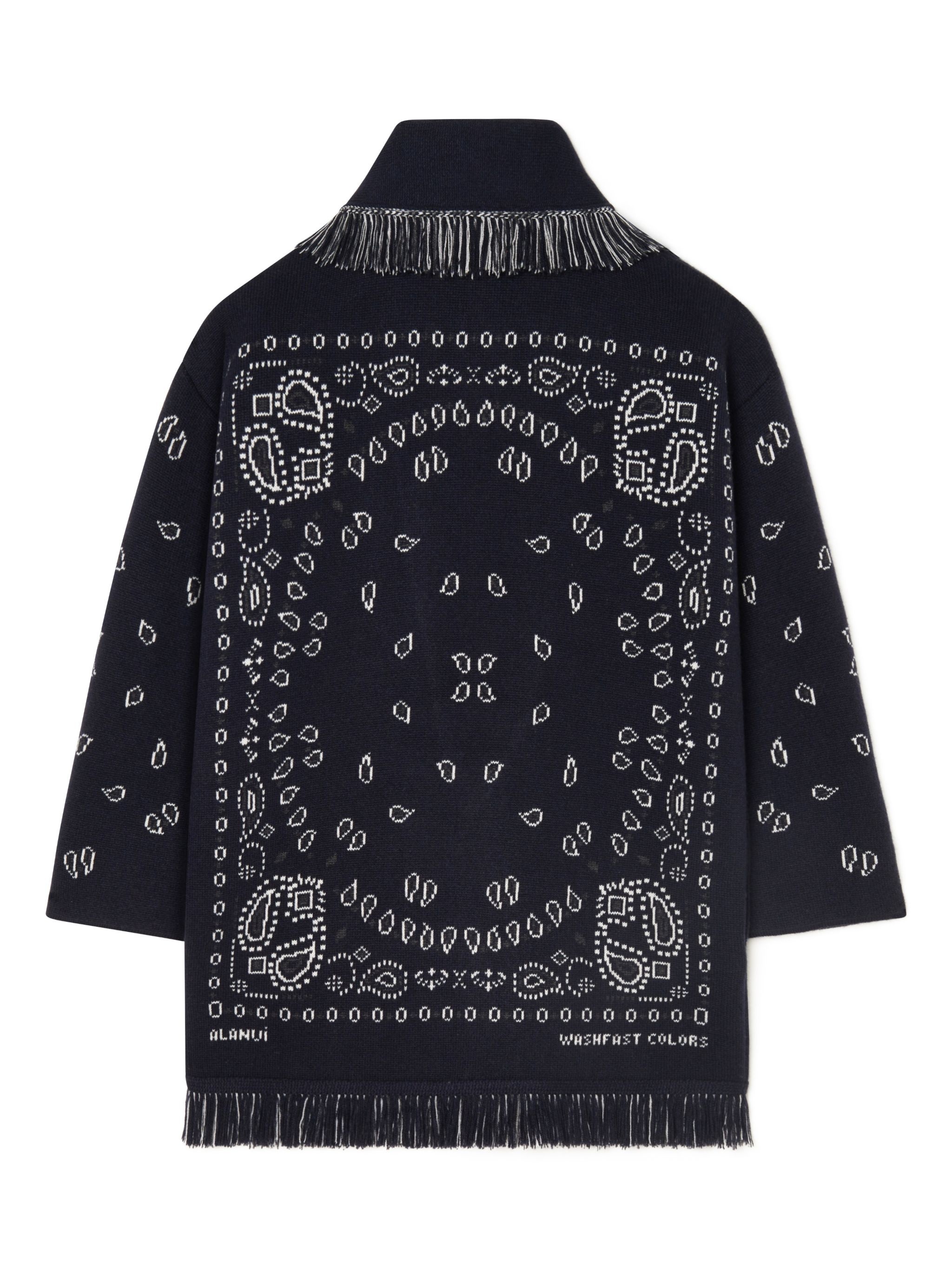 Bandana Jacquard Cardigan - 3