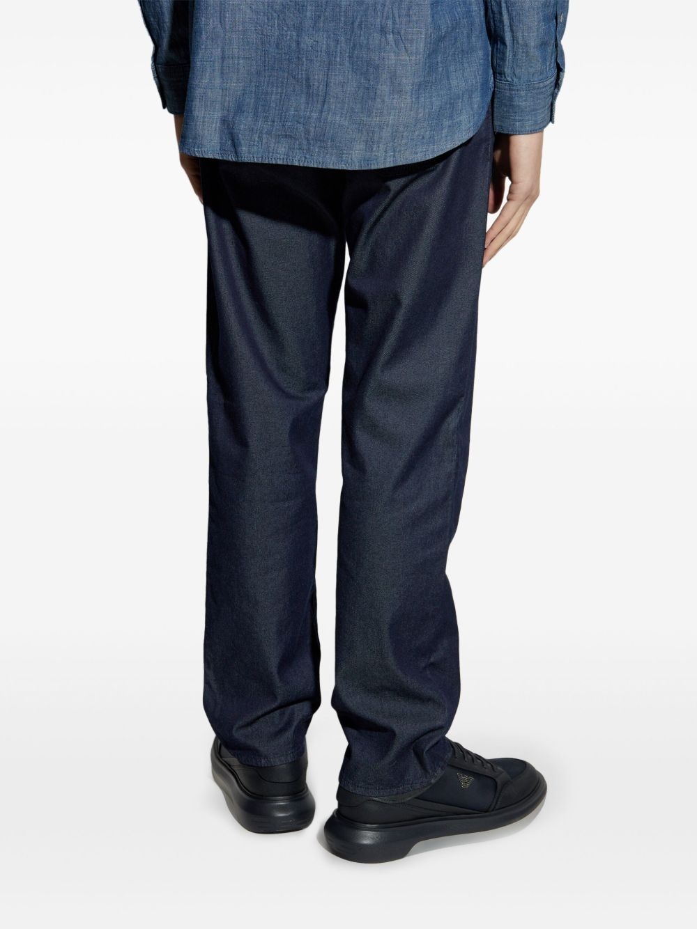 cotton tapered leg jeans - 4