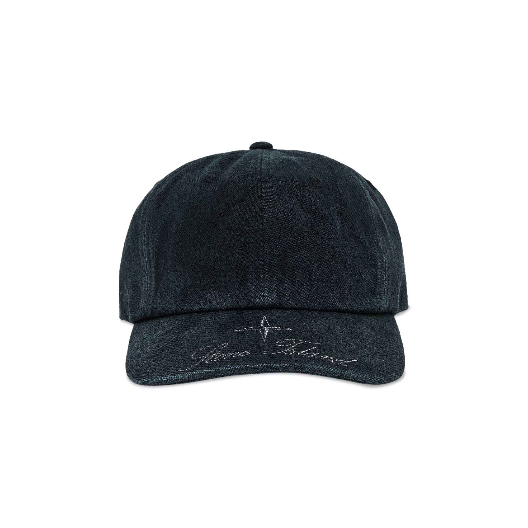 Supreme x Stone Island Denim 6-Panel 'Black' - 1