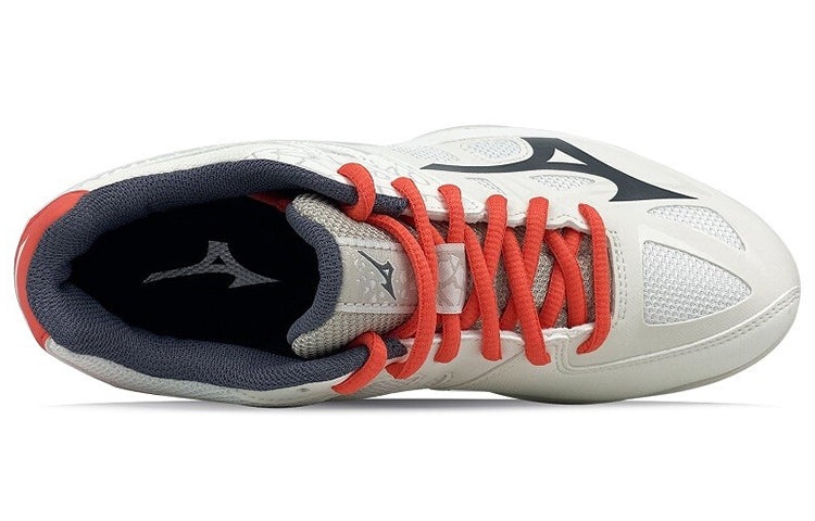 (WMNS) Mizuno Thunder Blade 2 Shoes 'White Red Grey' V1GC197055 - 3