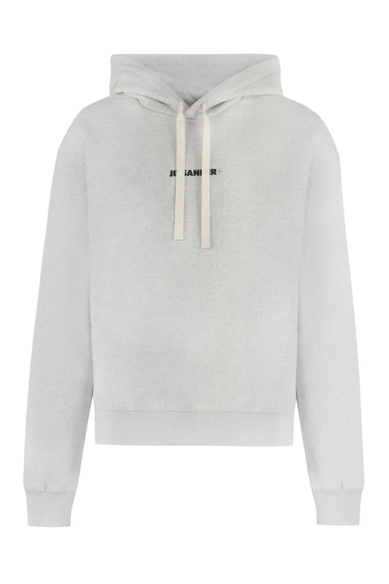 JIL SANDER COTTON HOODIE - 1