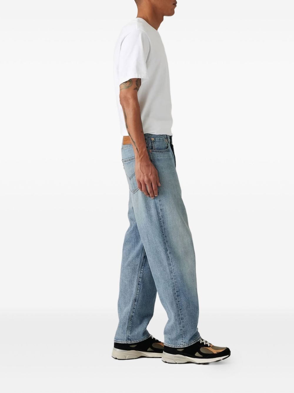 five-pocket design jeans - 3