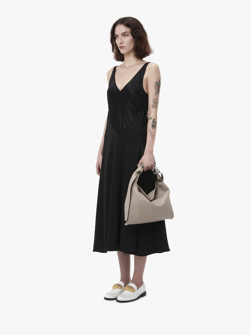 SMALL CHAIN HOBO - LEATHER SHOULDER BAG 5