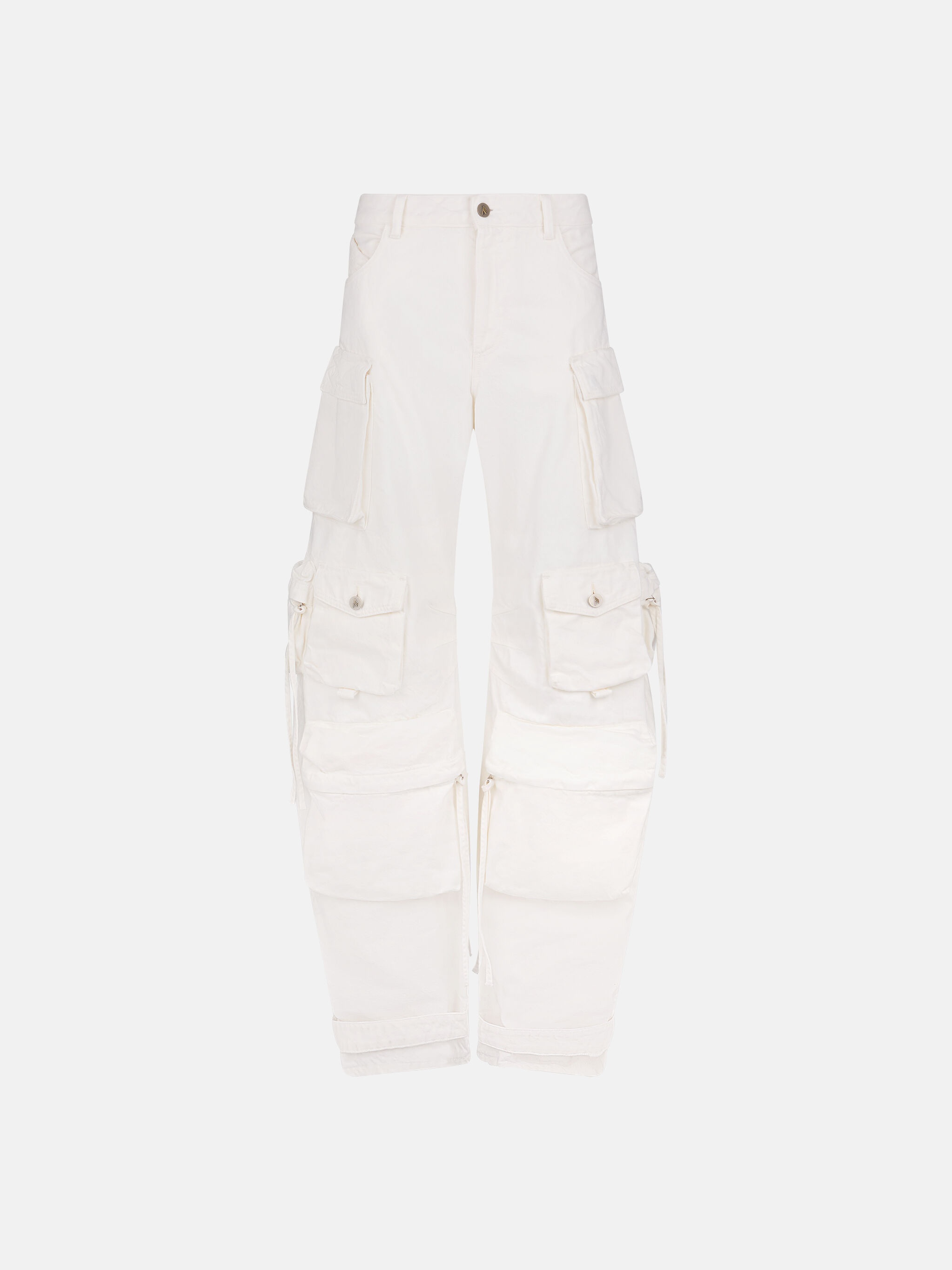 ''FERN'' WHITE LONG PANTS - 1