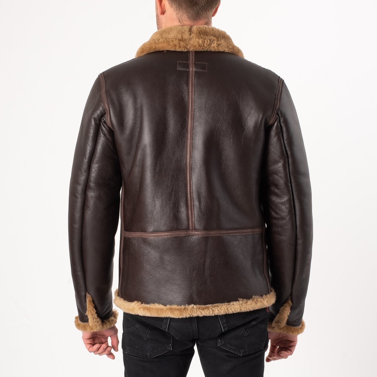 SS-B-6 Sonder Supplies x Simmons Bilt Seal Brown Modified B-6 Flight Jacket - 3