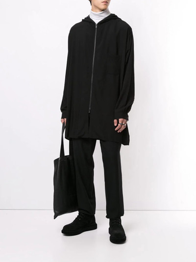 Yohji Yamamoto hooded zipped shirt outlook