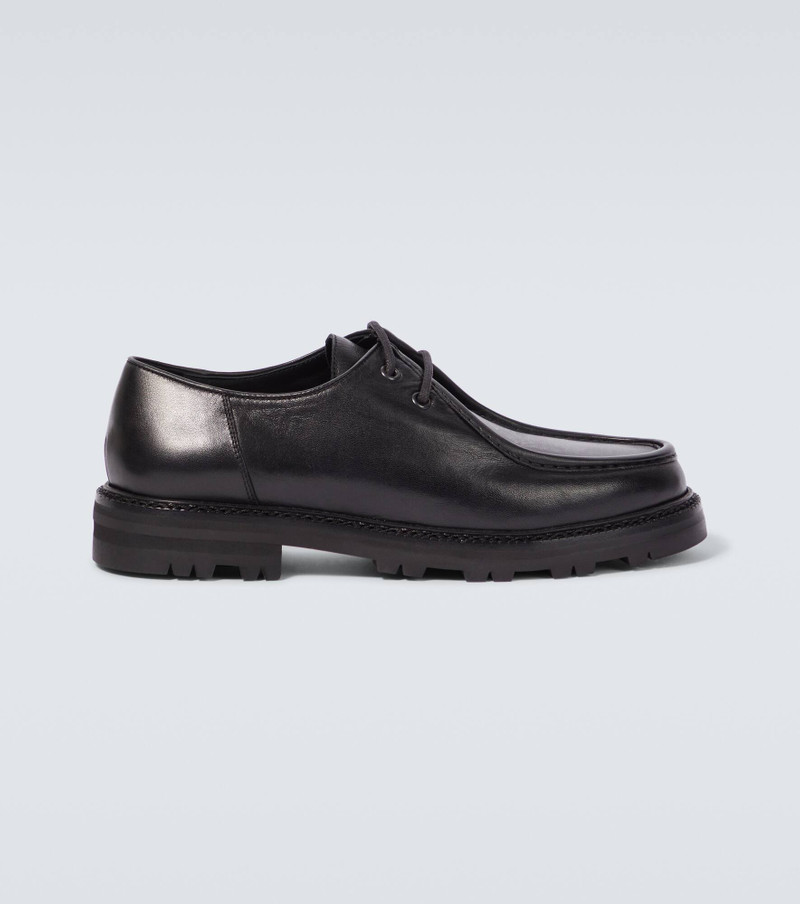 대학 가죽 loafers - 1