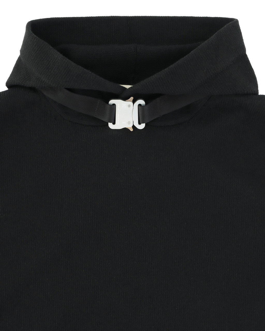 【1017 ALYX 9SM】BUCKLE COLLAR KNITTED HOODIE 1017 ALYX 9SM BUCKLE COLLAR KNITTED HOODIE | REVERSIBLE