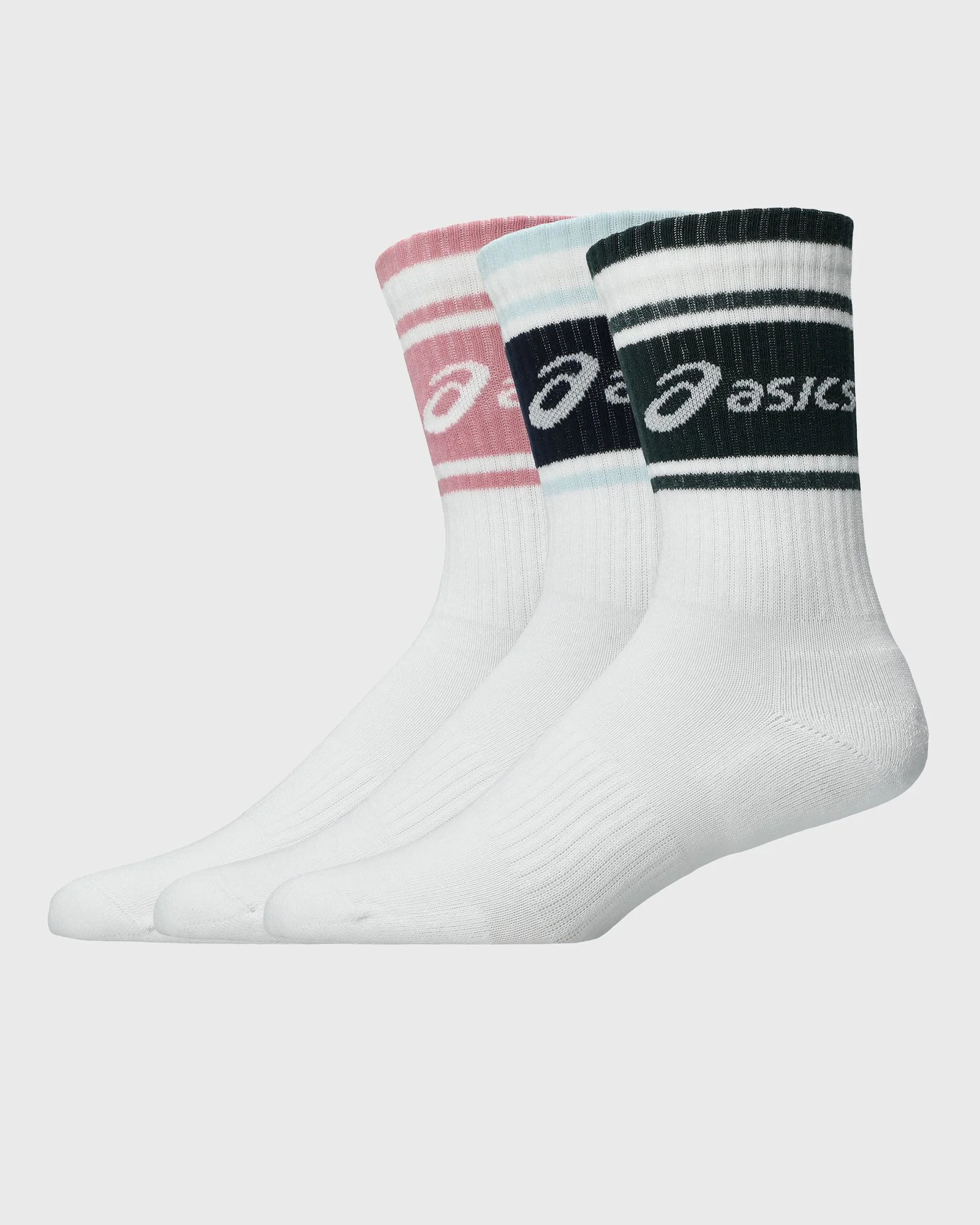 3 PACK ASICS LOGO CREW SOCK - 1