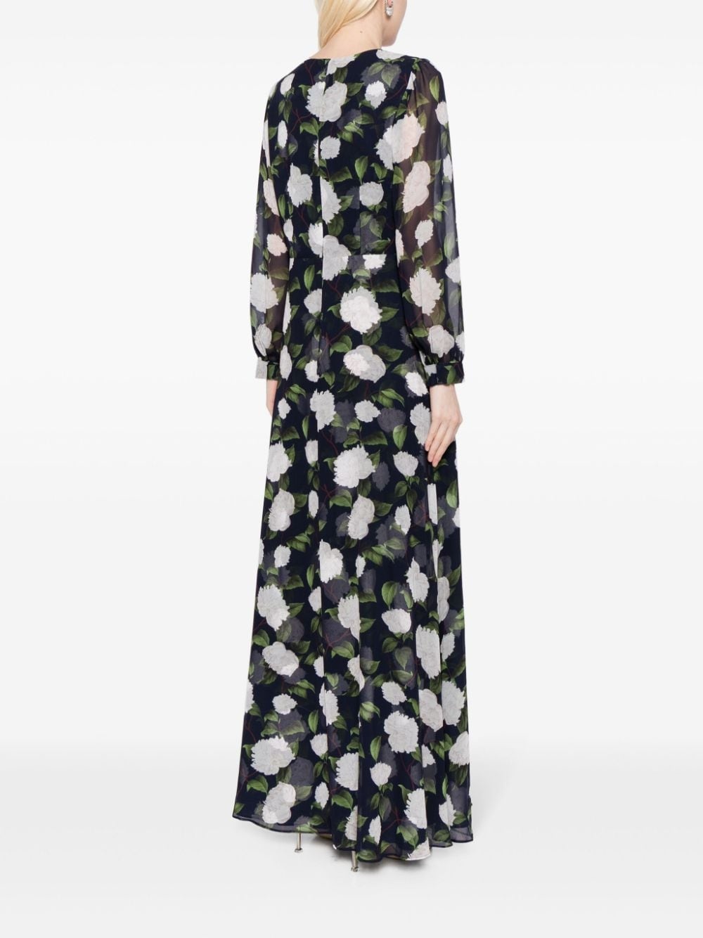 Penny floral-print gown - 4