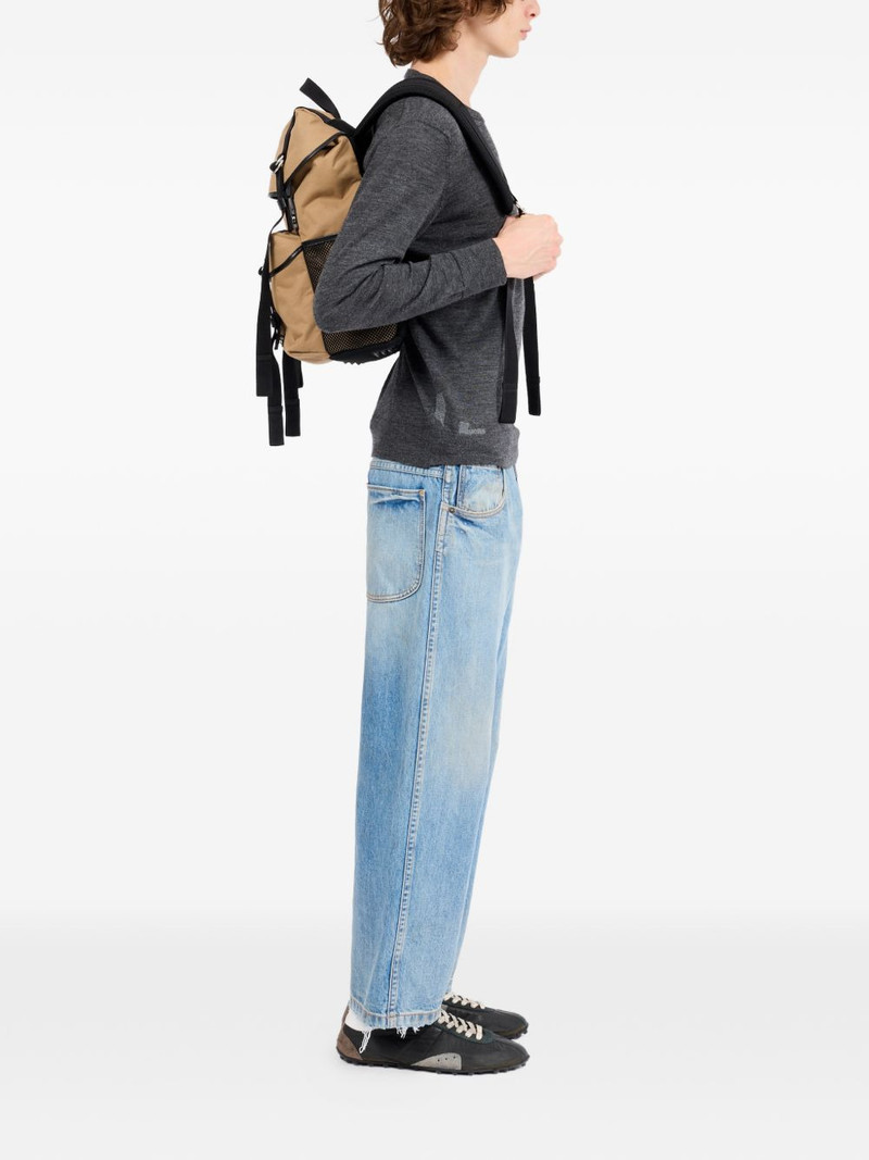 Maison Margiela flap top strapy backpack outlook