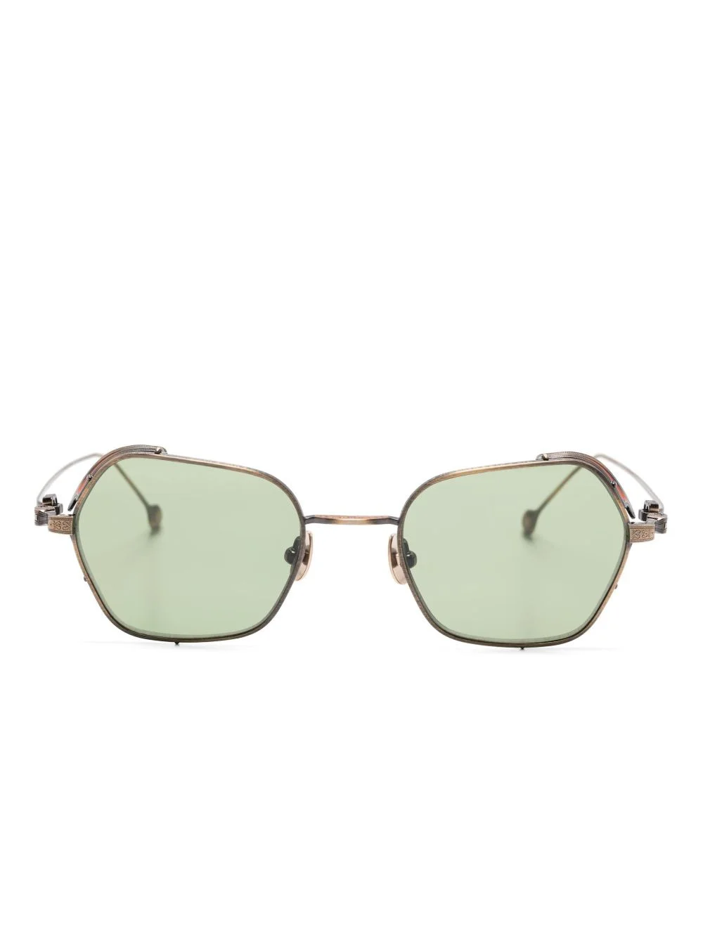 geometric-frame sunglasses - 1