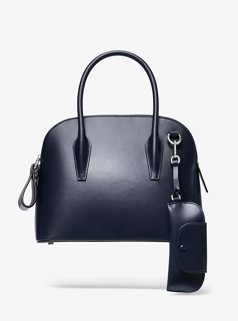 Kaitlin Medium Leather Dome Satchel - 1