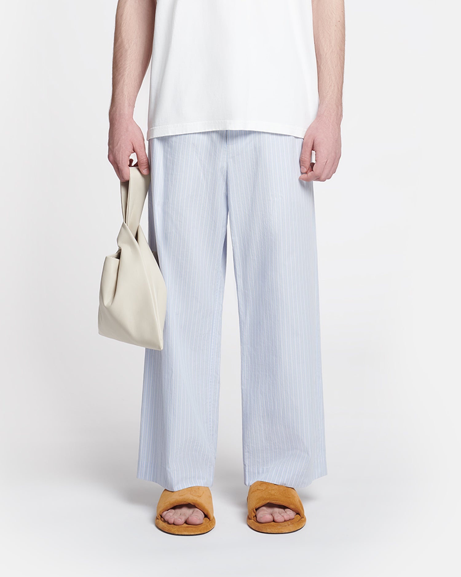 Striped Relaxed-Fit Pants - 2