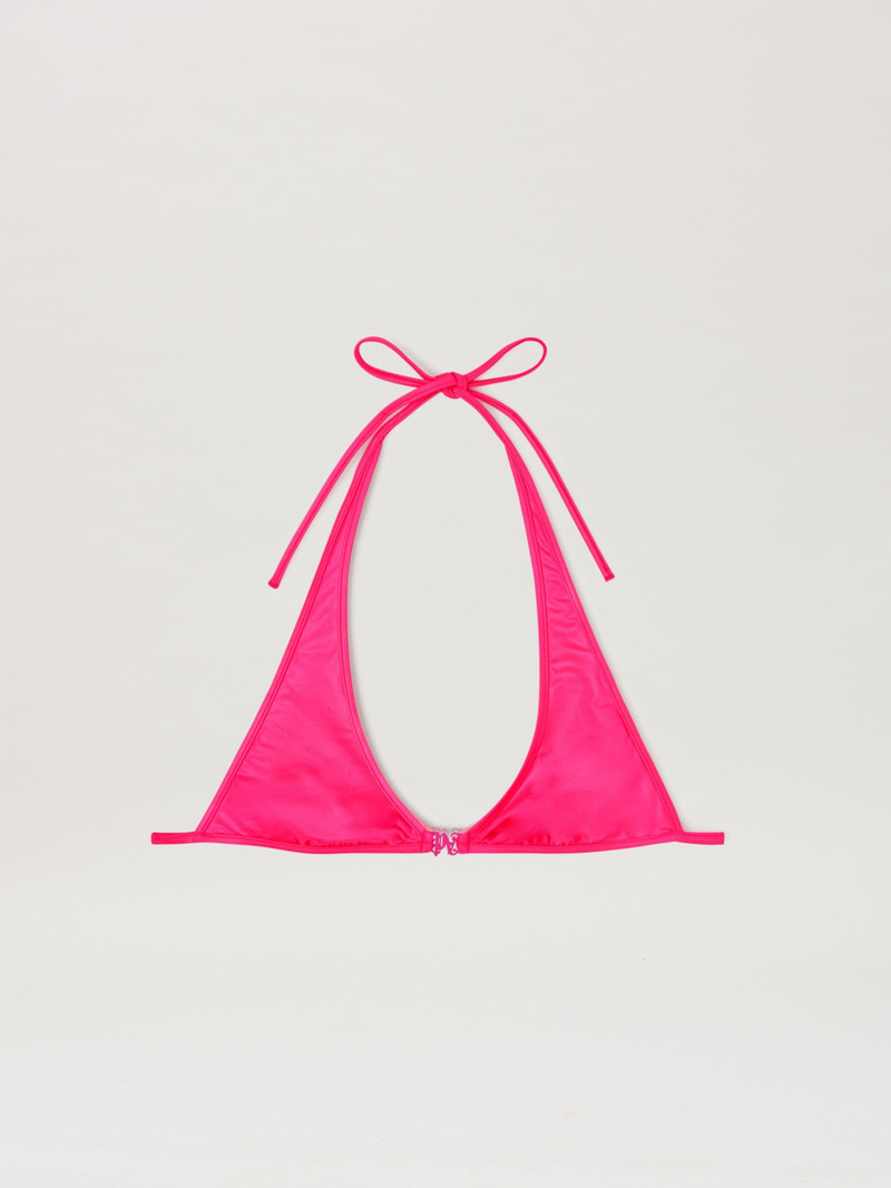 Monogram Plaque Bikini Top - 1