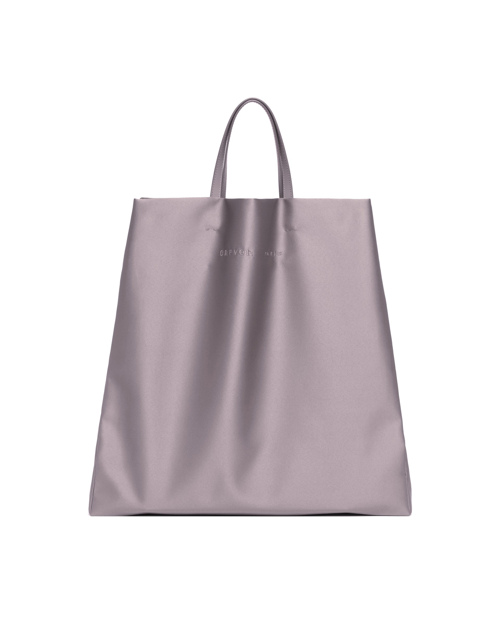 Silver Satin Jeanne Tote Bag - 3