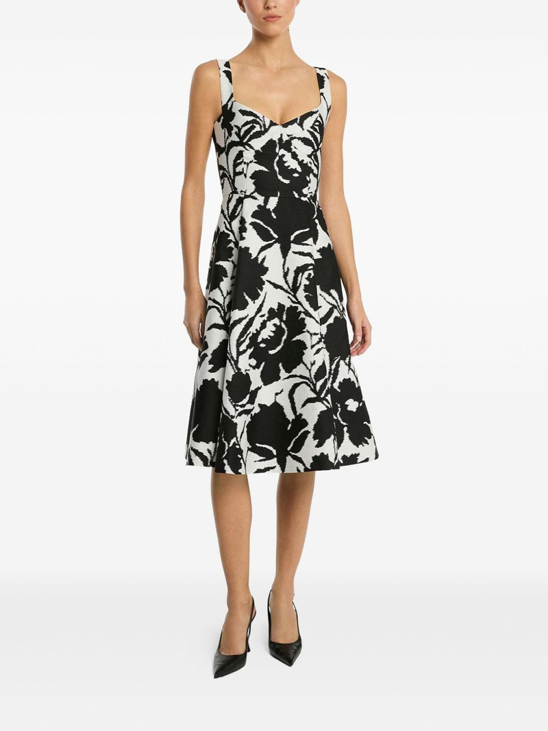 MICHAEL KORS COLLECTION bustier floral-print dress outlook