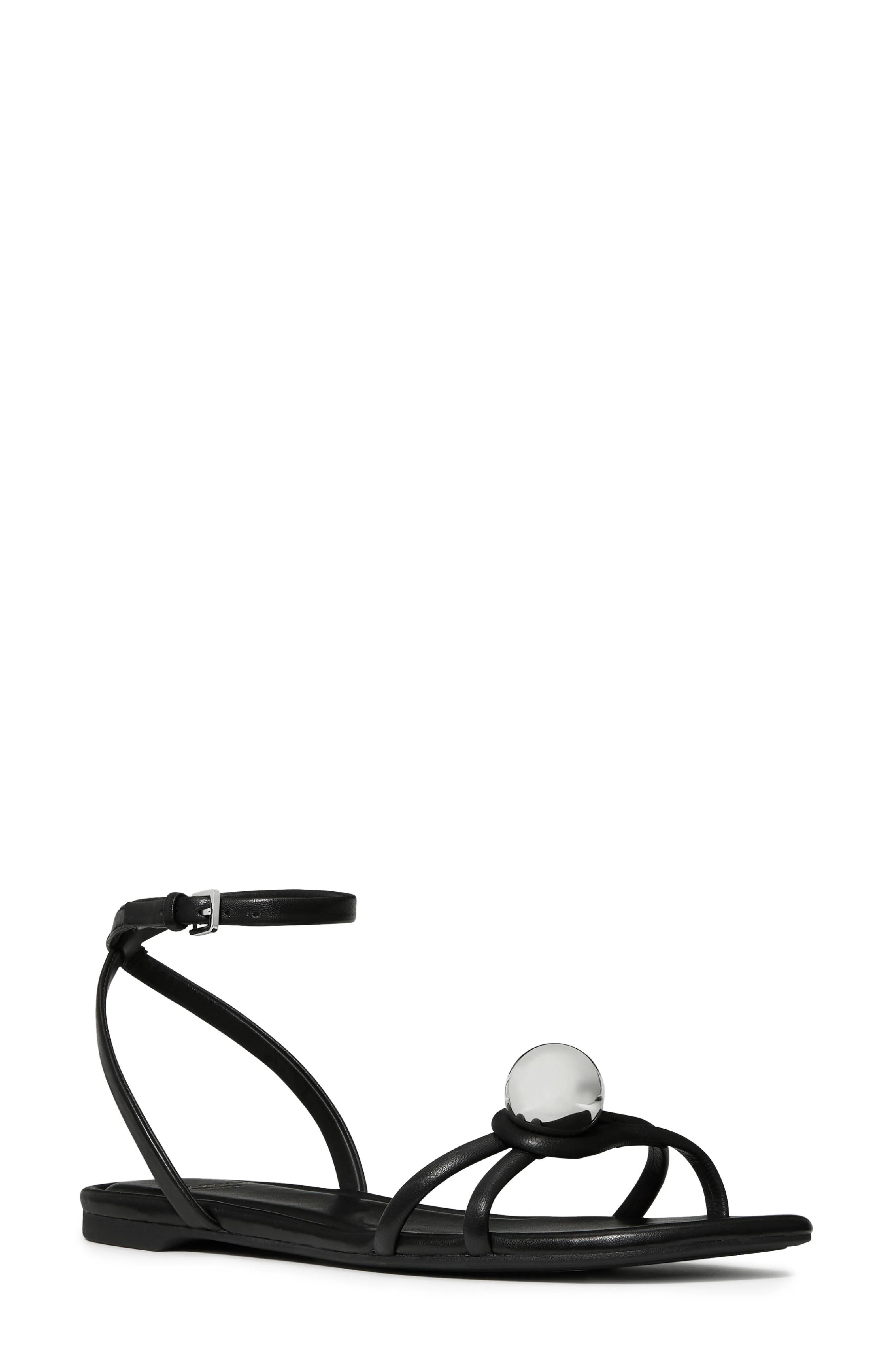 Kate Spade New York harmony ankle strap sandal in Black at Nordstrom - 1