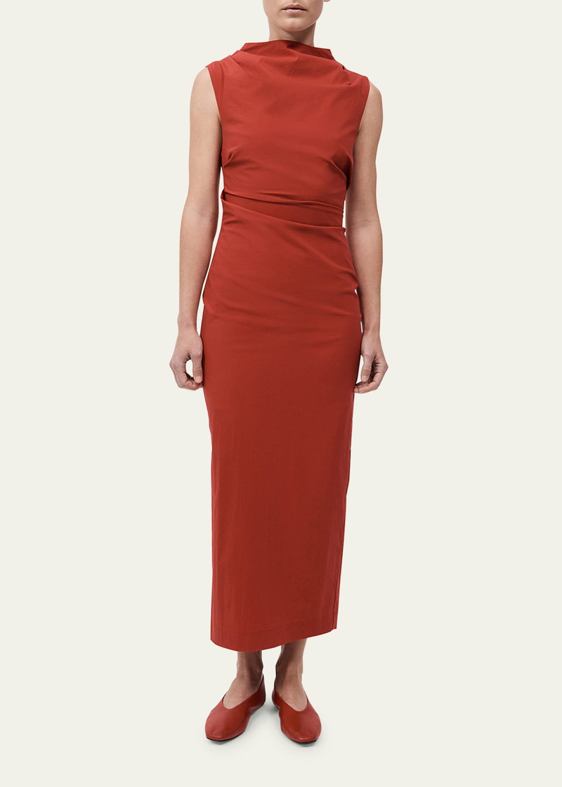 ST. AGNI Soft Sculptural Midi Dress outlook