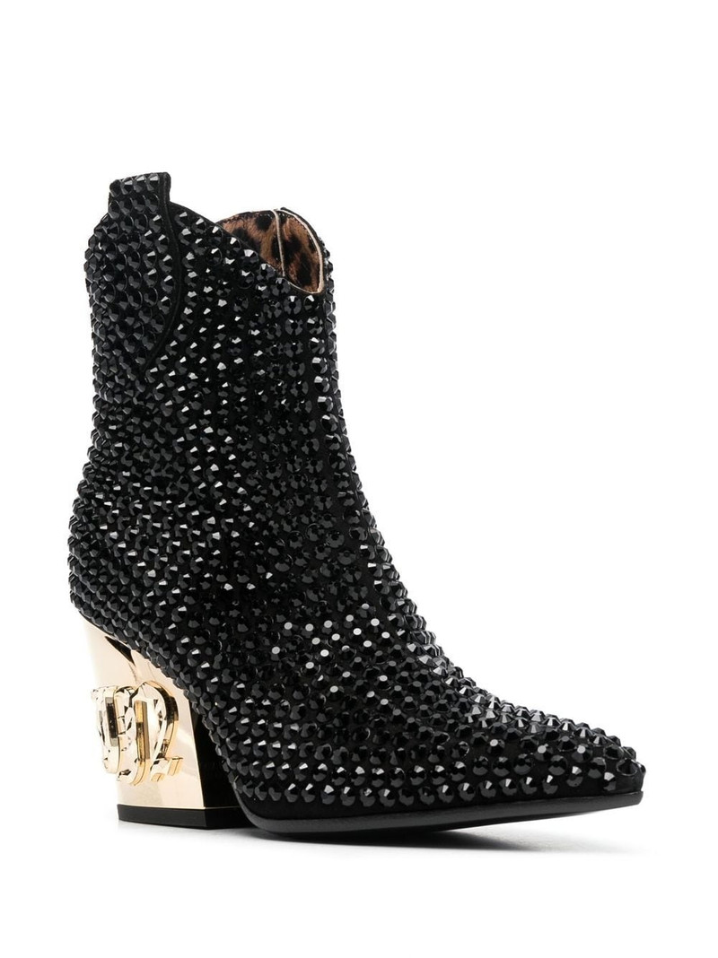 PHILIPP PLEIN Gothic Plein 80mm leather boots outlook
