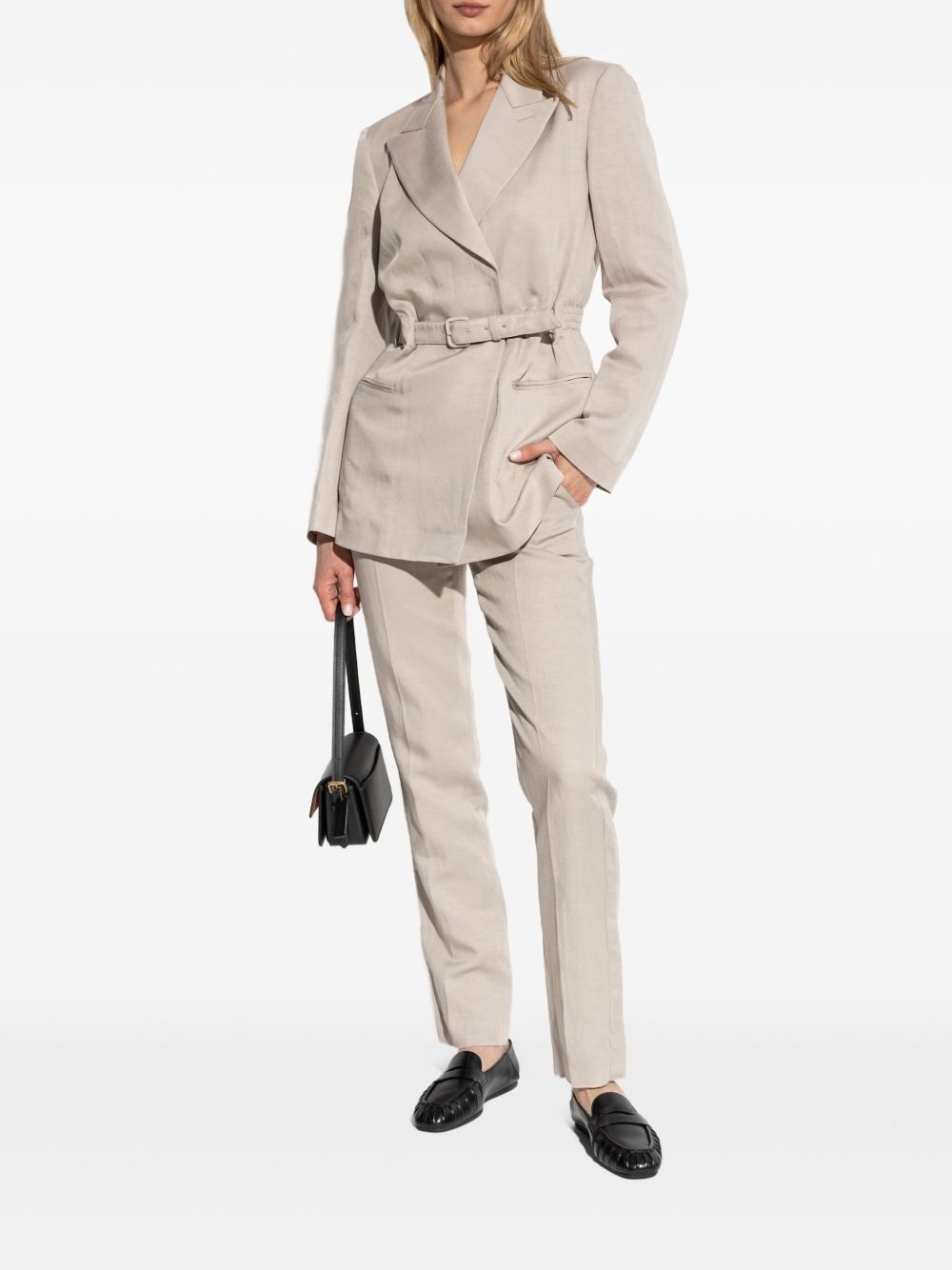 belted jacket - 2