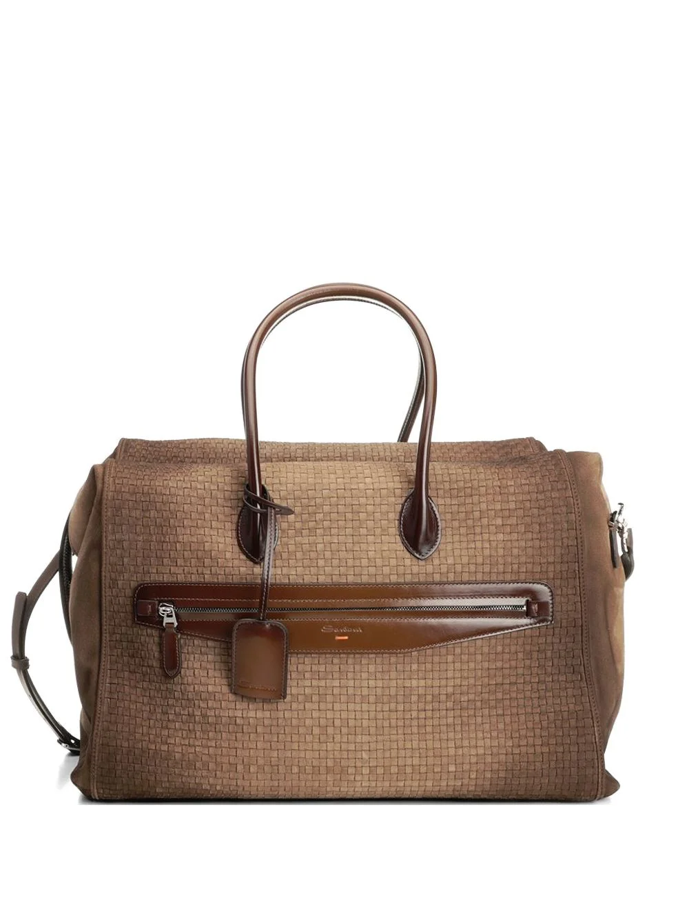 woven-design holdall - 1