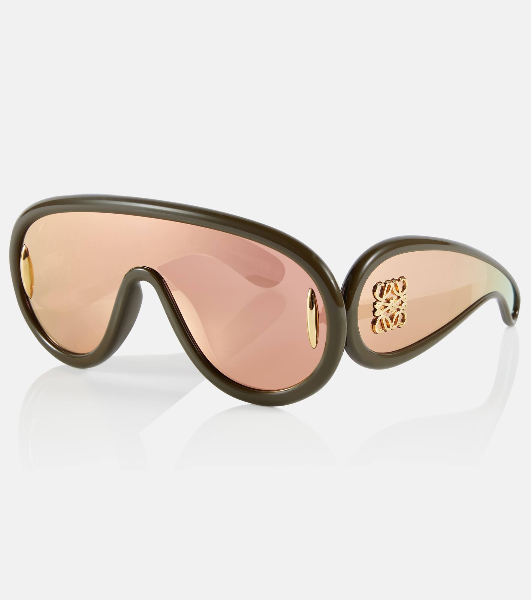 Oversized aviator sunglasses - 4