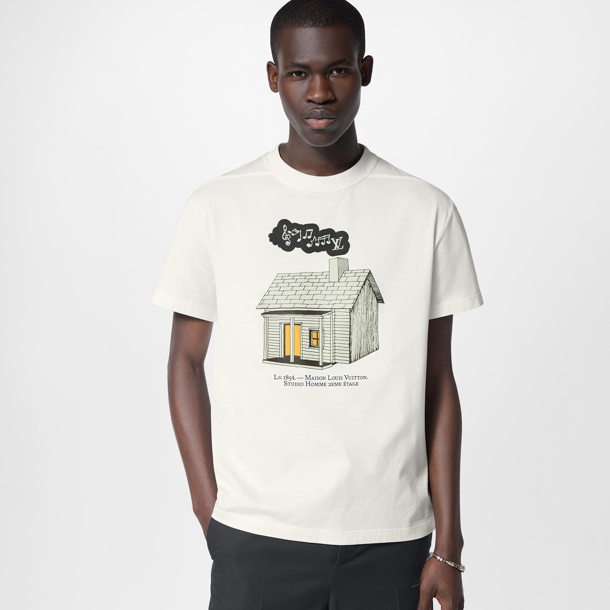 LV House Printed T-Shirt - 5