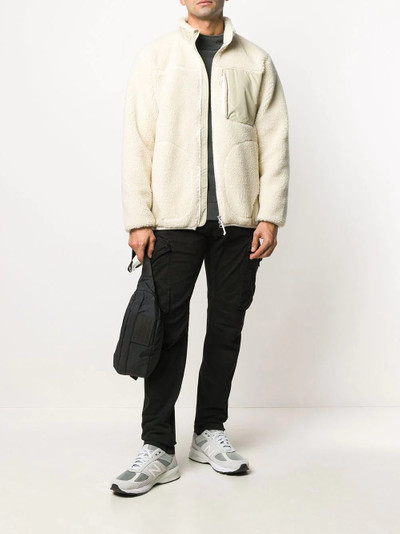 DESCENTE ALLTERRAIN shearling bomber jacket outlook