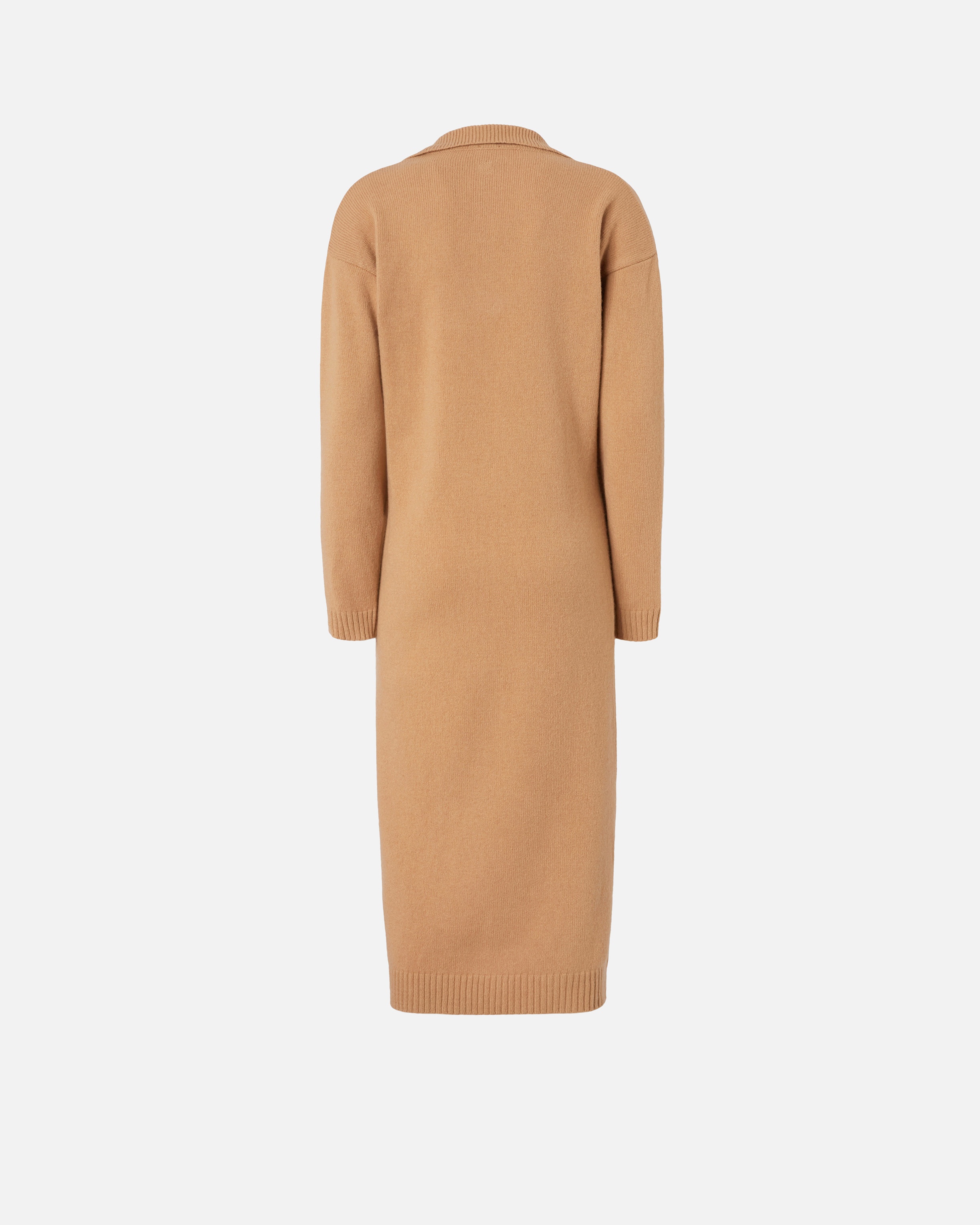 LONG CASHMERE BLEND KNIT DRESS - 6