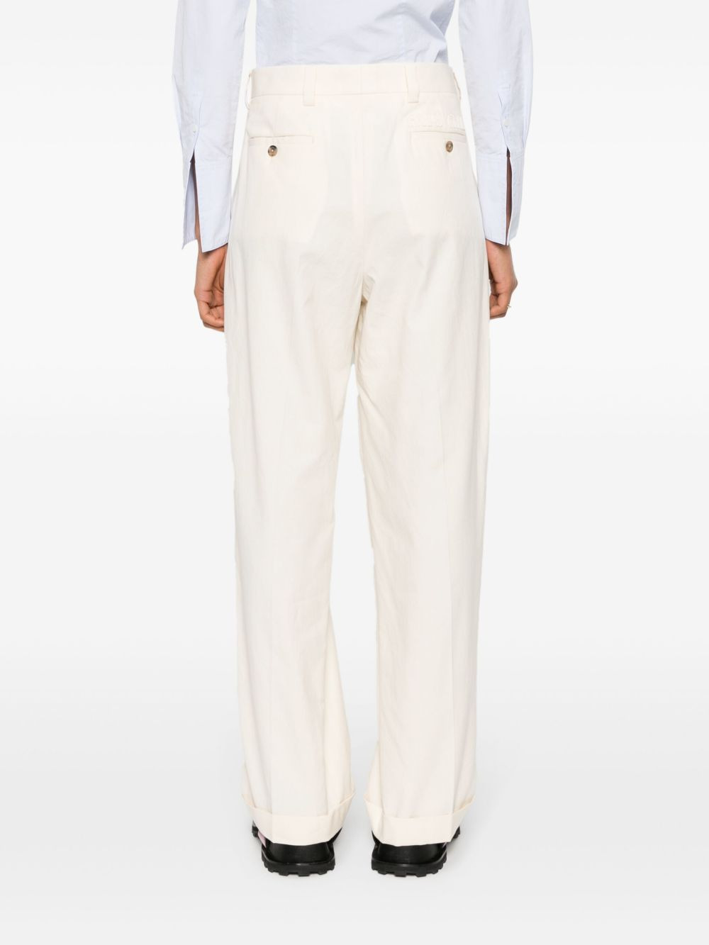 straight-leg trousers - 4