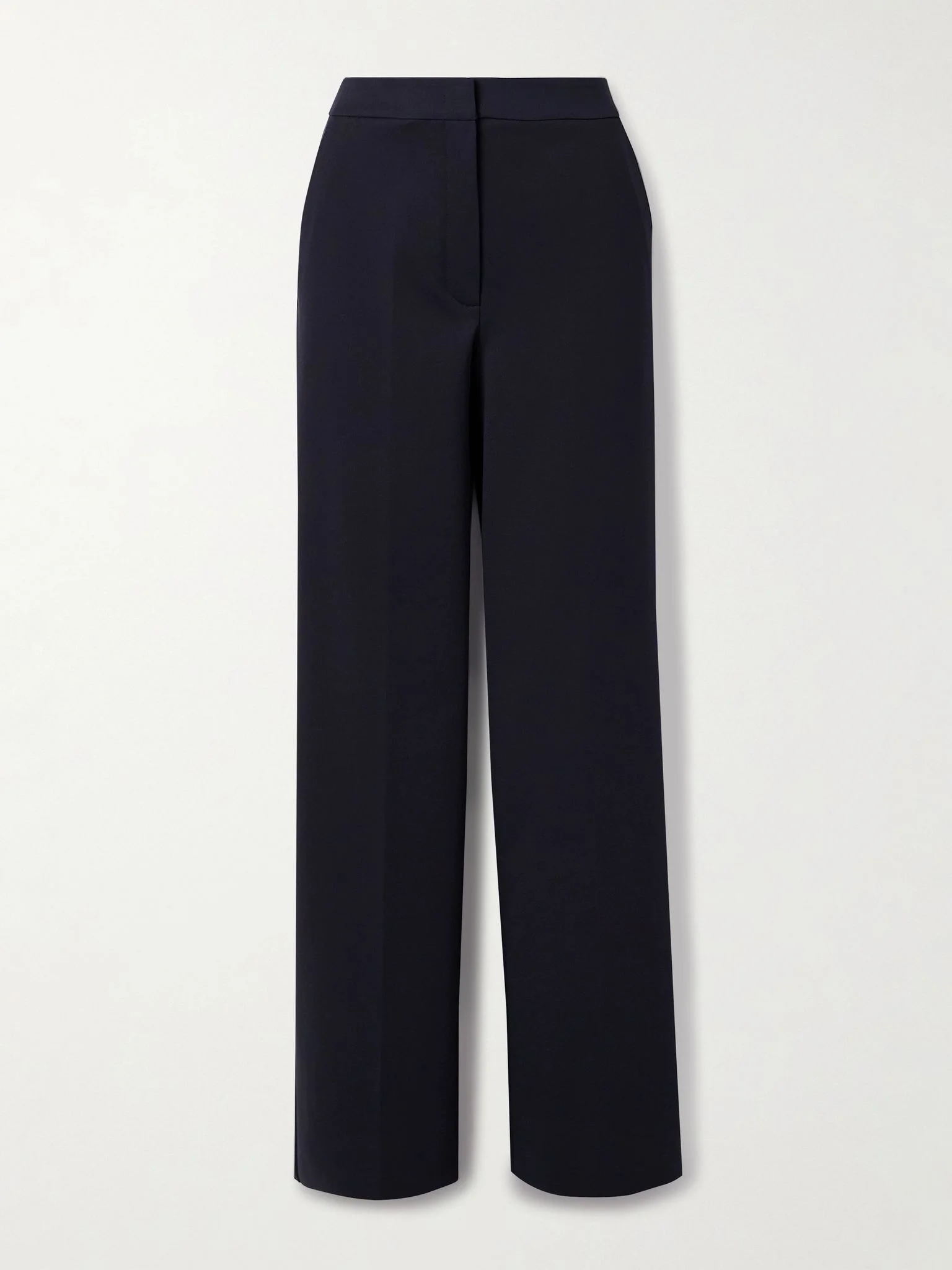 Orche cotton-blend wide-leg pants Navy - 1