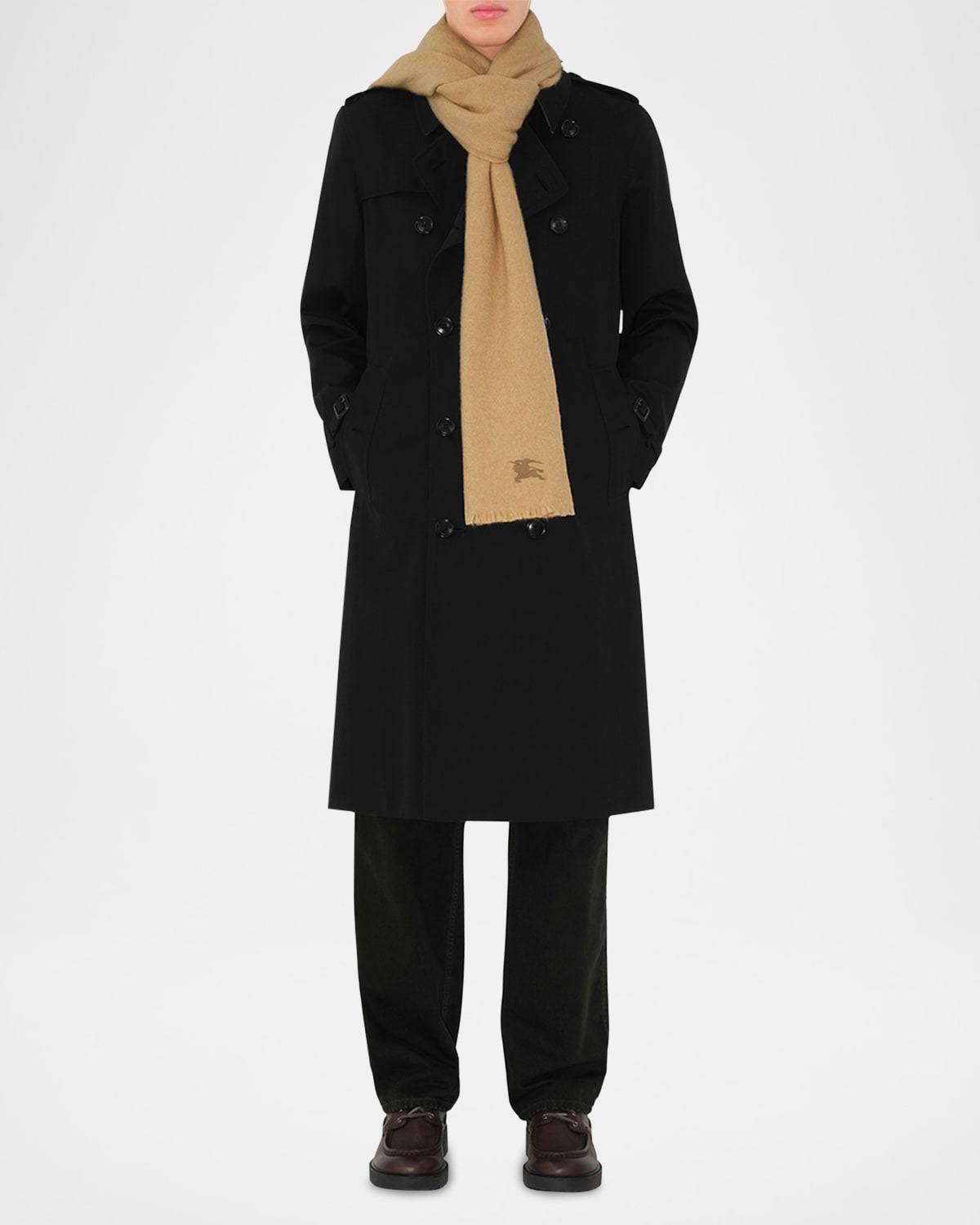 Cashmere EKD Embroidered Scarf - 2