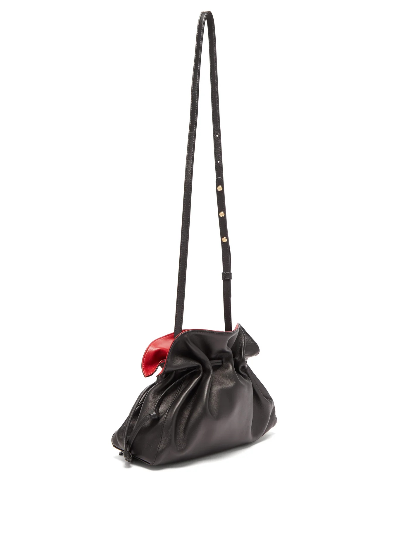 Protea drawstring leather bag - 4