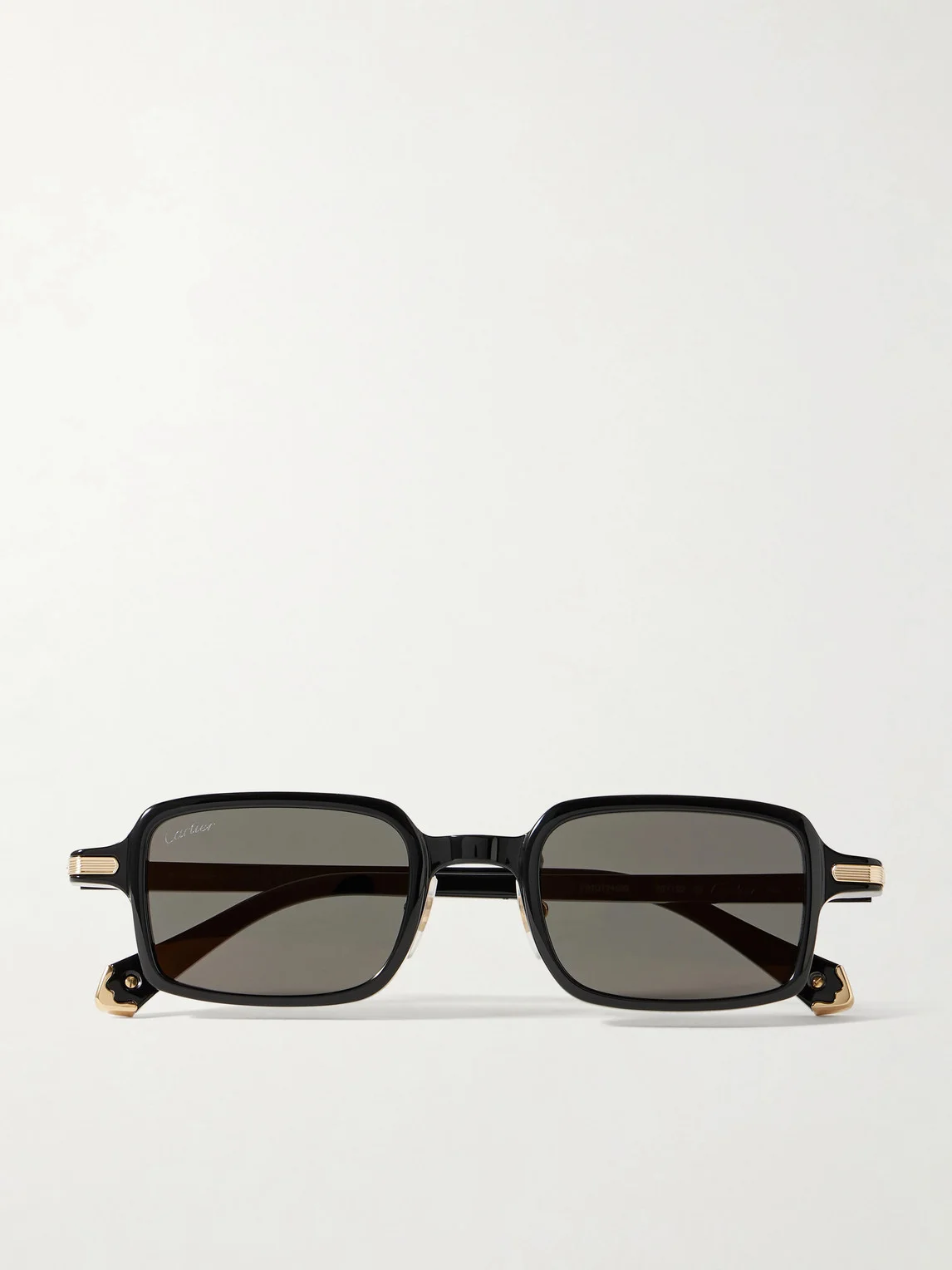Rectangular-Frame Acetate Sunglasses - 1