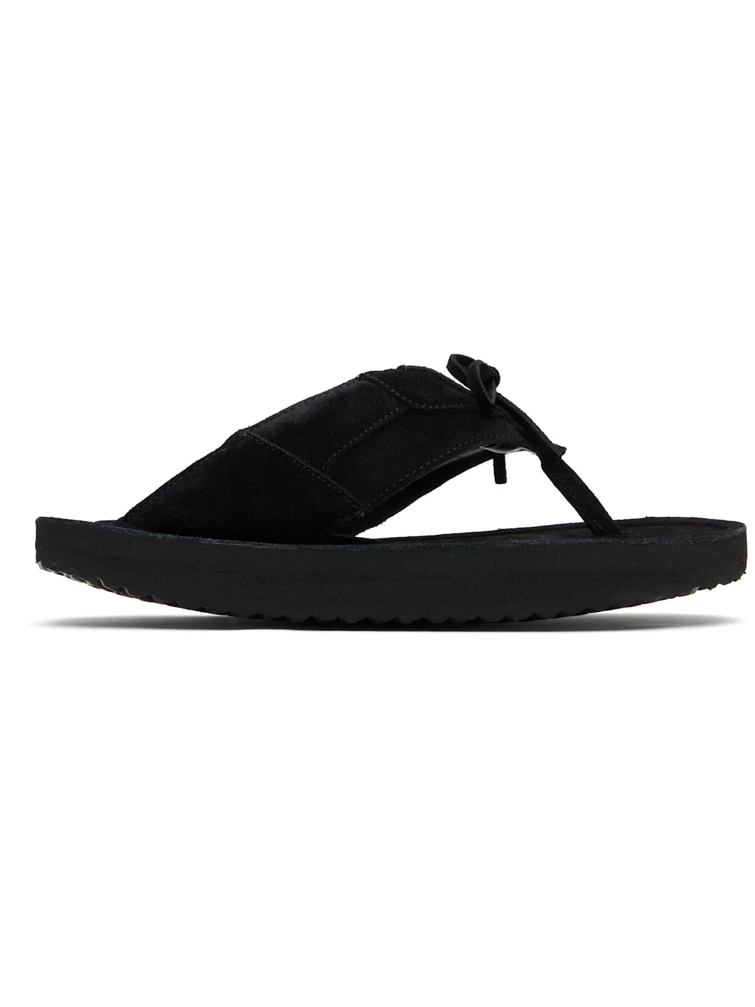 SSENSE Exclusive Black Platform Flip-Flops - 1