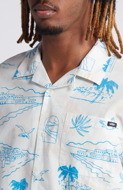Vans Davista Tropical Print Cotton Camp Shirt outlook